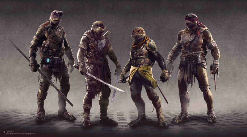 Illustration for article titled Is This Concept Art From The Teenage Mutant Ninja Alien-Turtle Movie?!